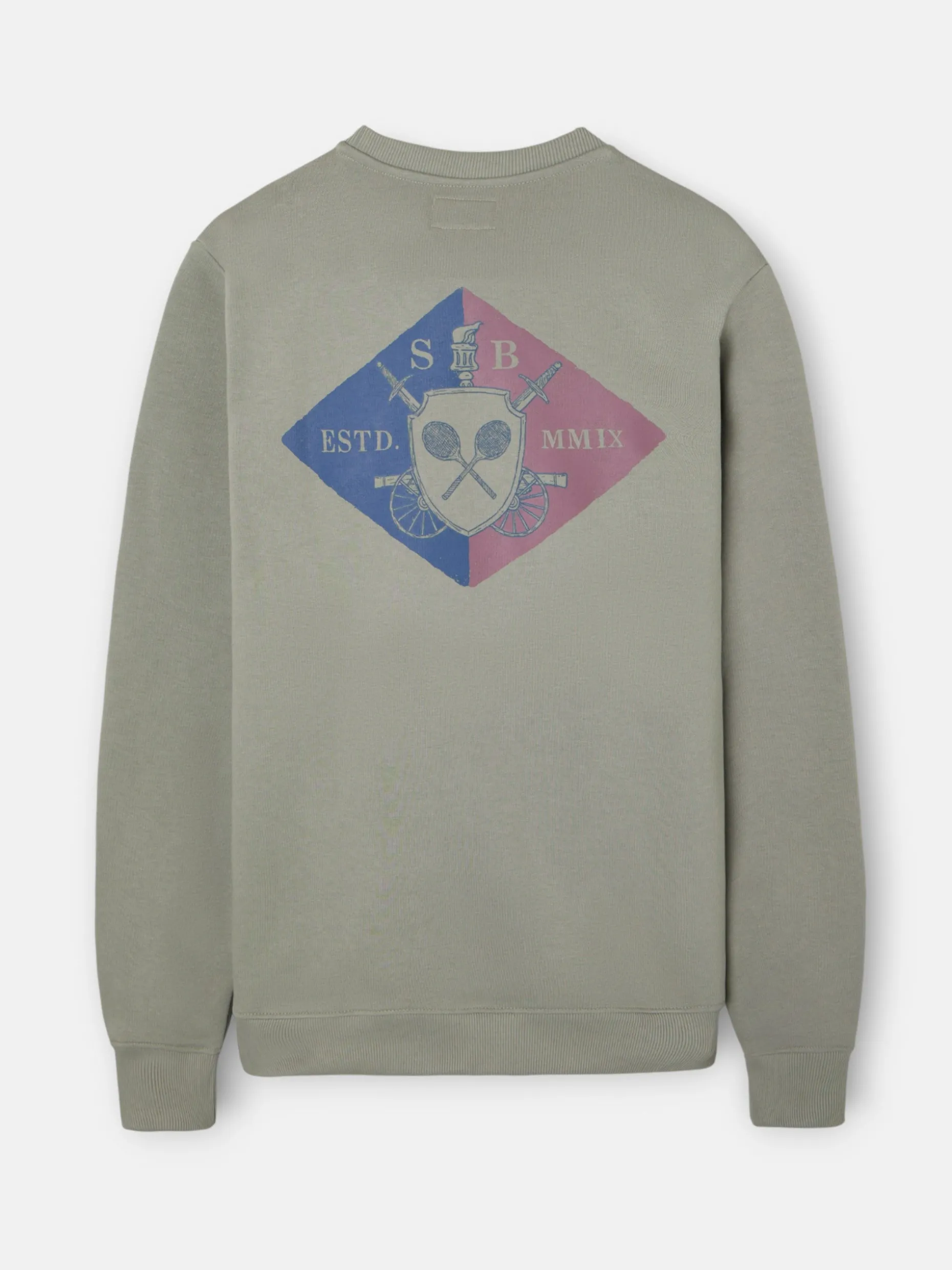 Sudadera escudo SB khaki