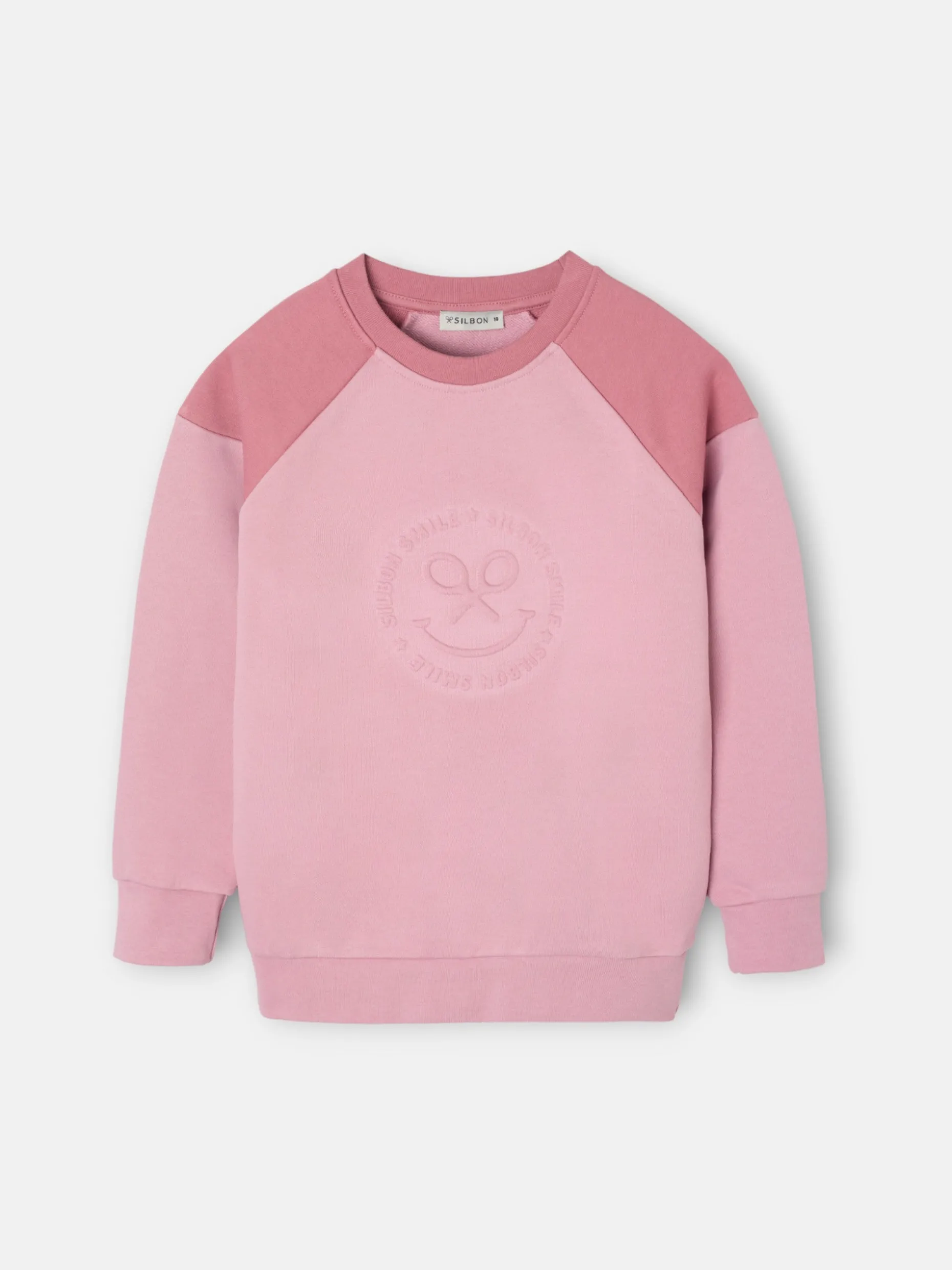 Sudadera girl chandal silbon smile rosa