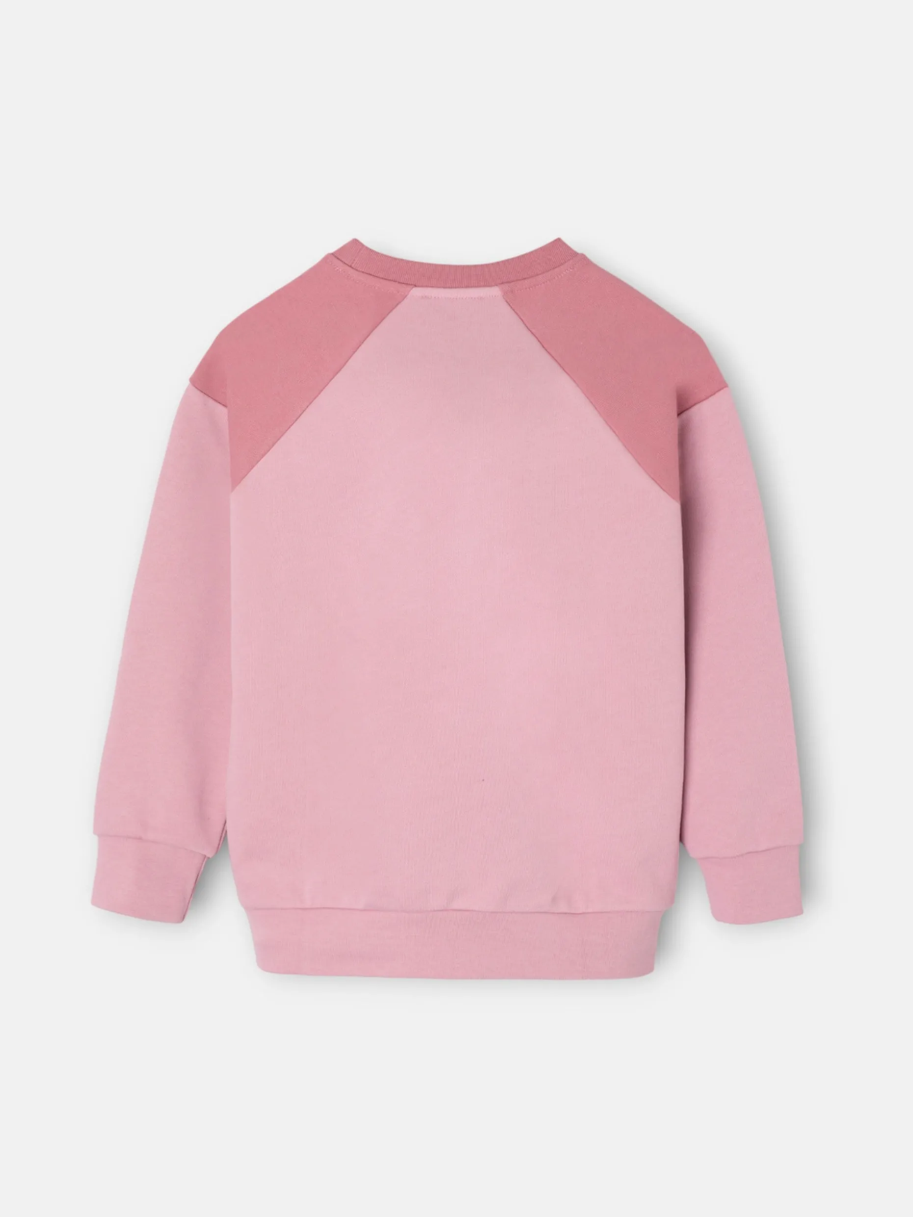 Sudadera girl chandal silbon smile rosa