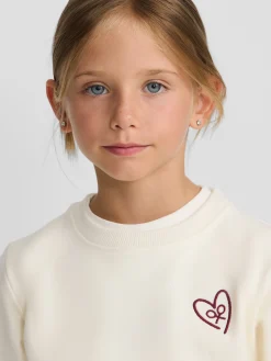 Sudadera girl corazon crudo