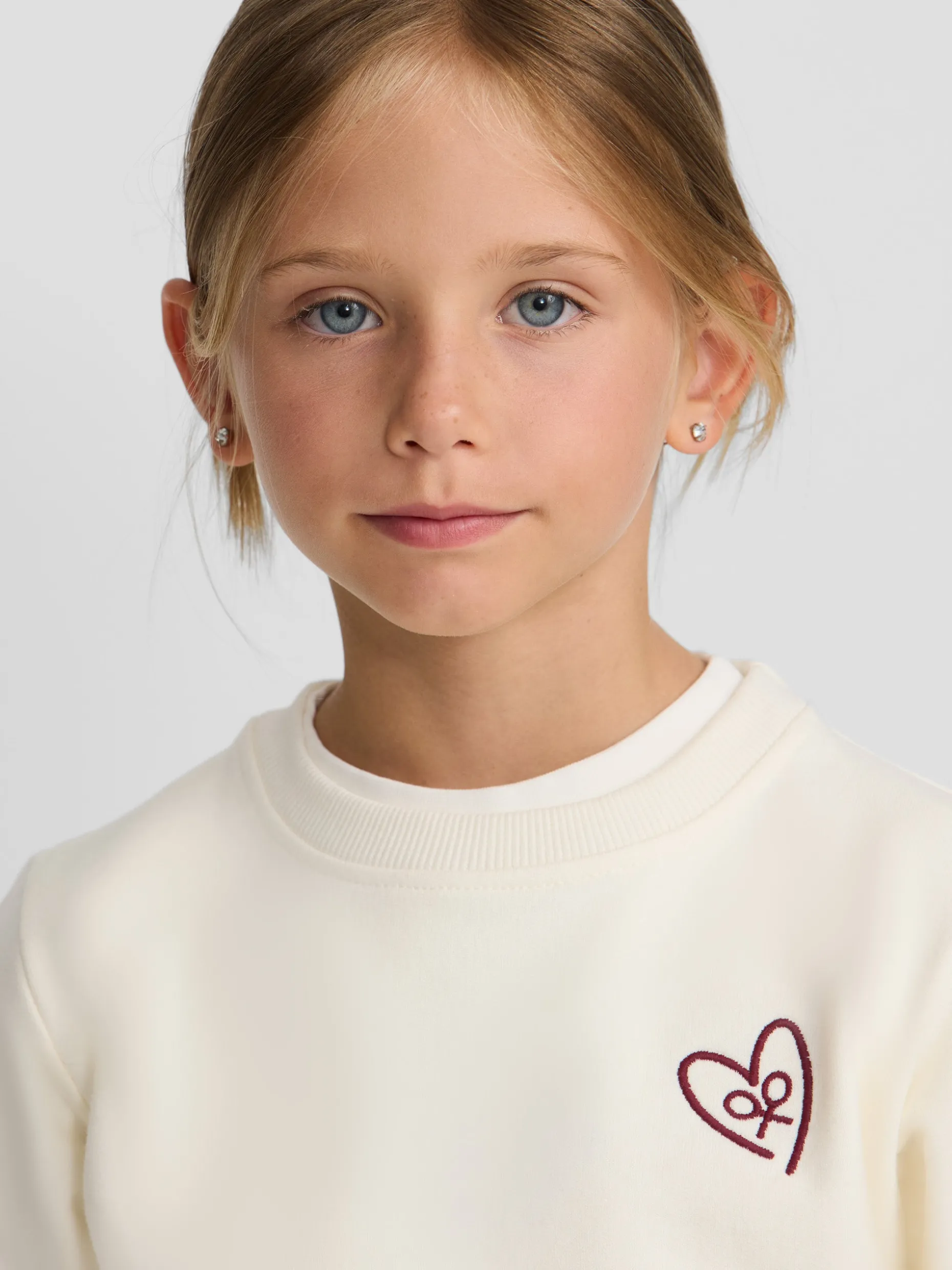 Sudadera girl corazon crudo