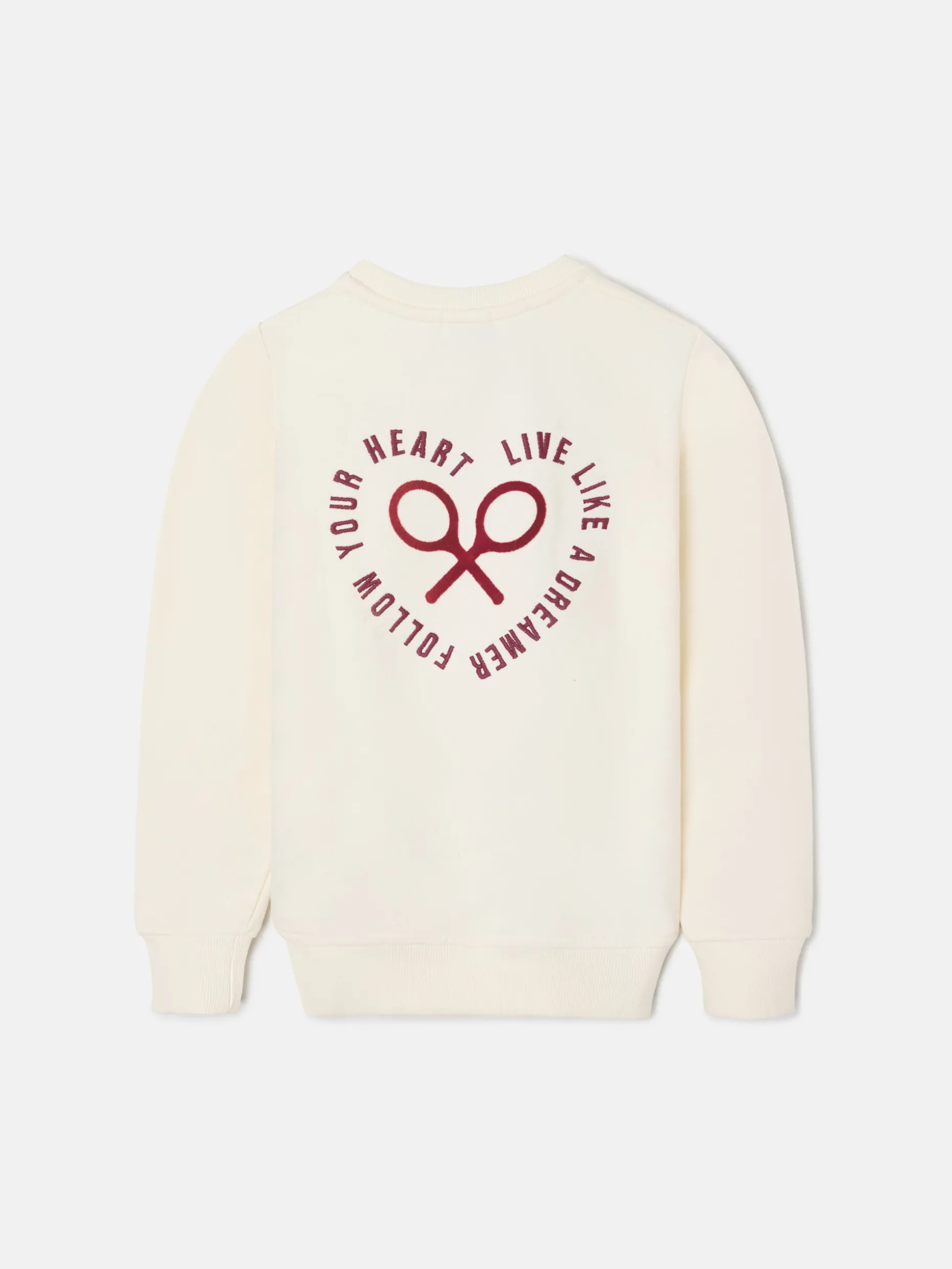 Sudadera girl corazon crudo