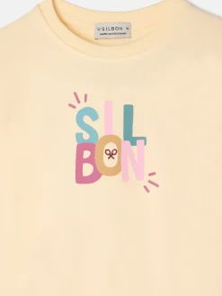 Sudadera girl silbon multicolor amarillo