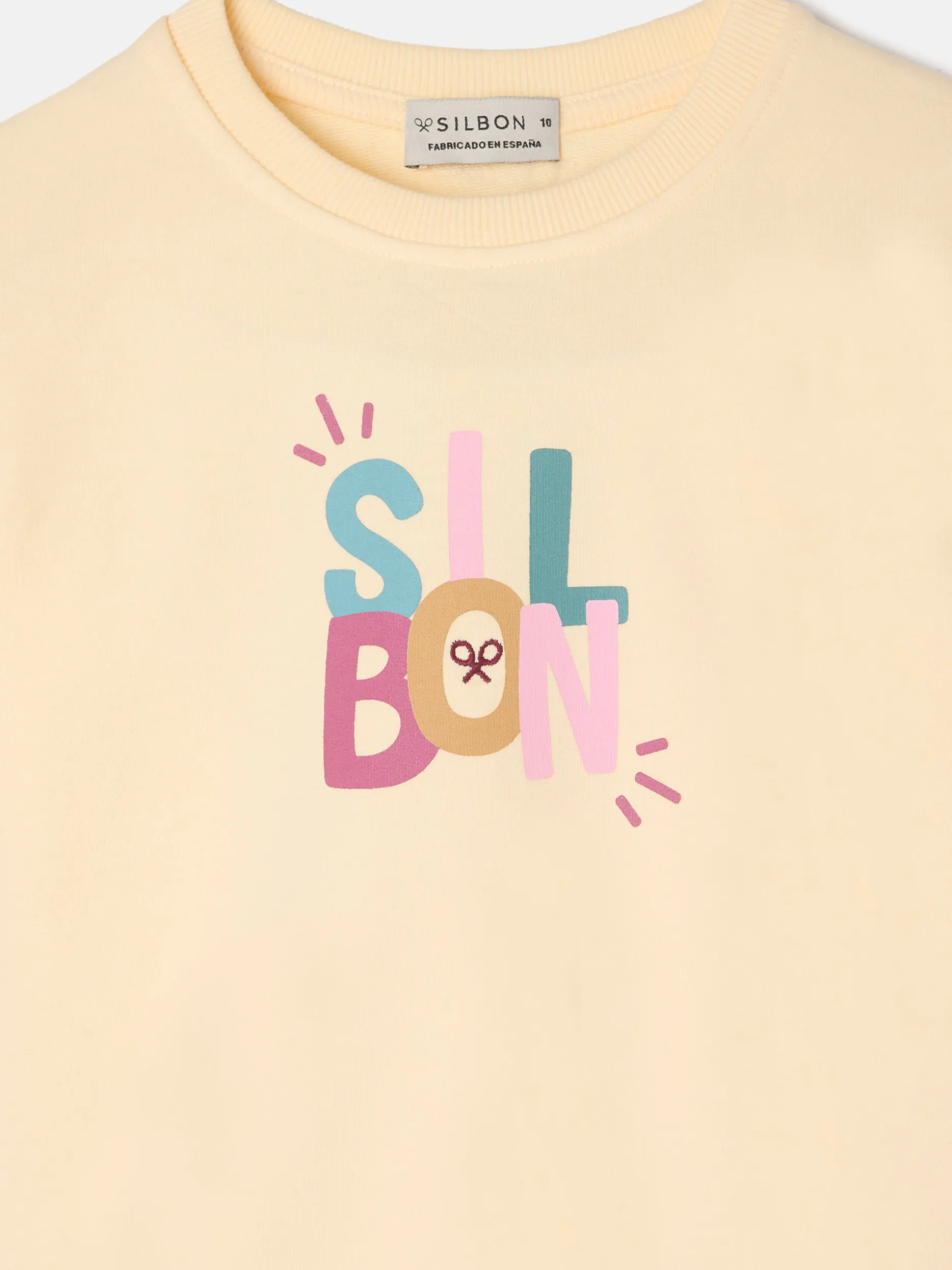 Sudadera girl silbon multicolor amarillo