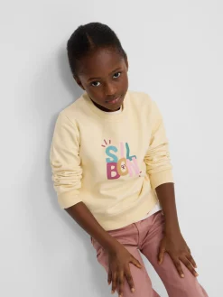 Sudadera girl silbon multicolor amarillo