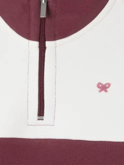 Sudadera girl tricolor rosa y blanca
