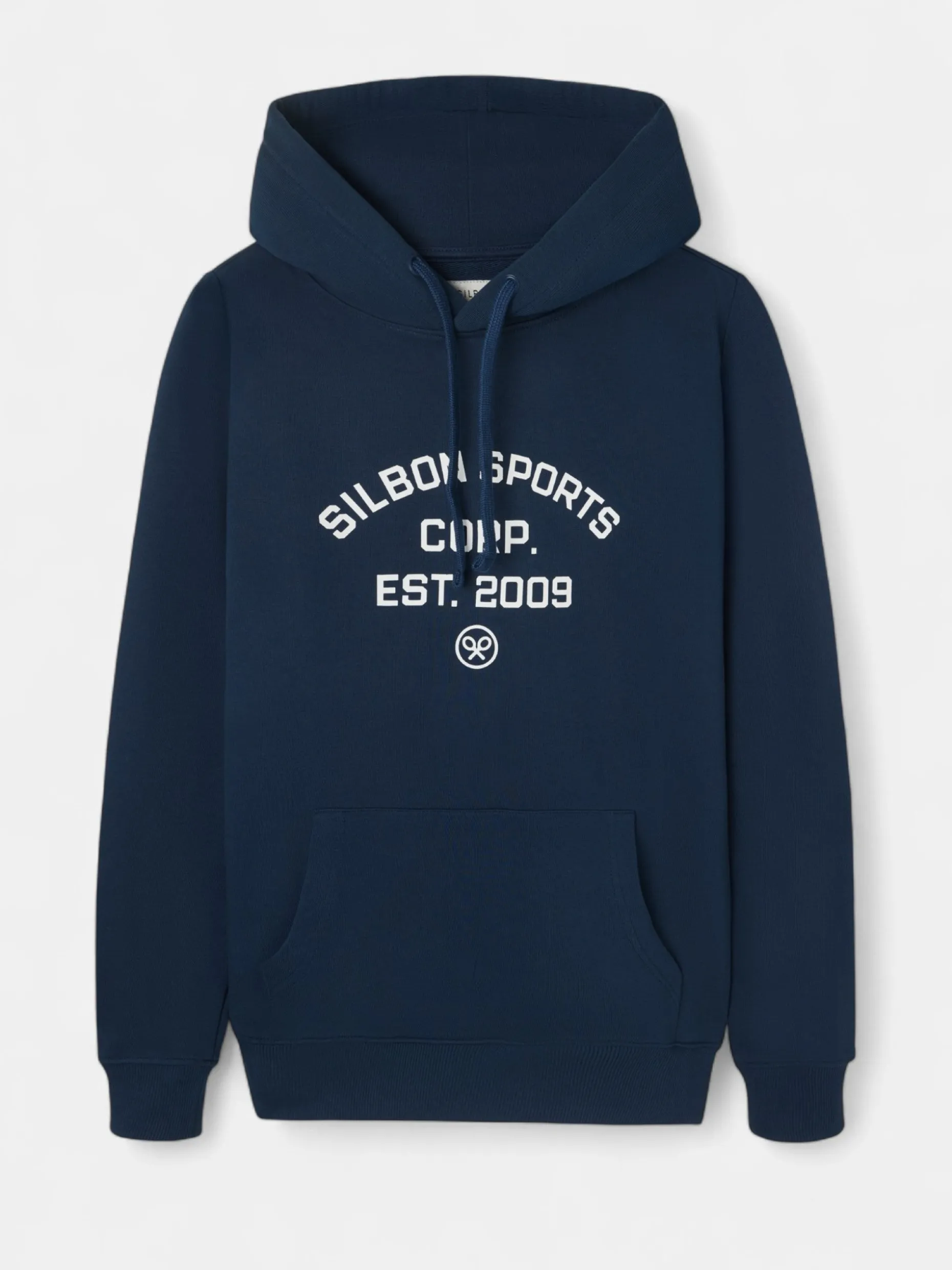 Sudadera hoodie Silbon sports azul marino