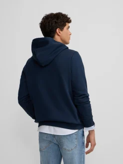 Sudadera hoodie Silbon sports azul marino