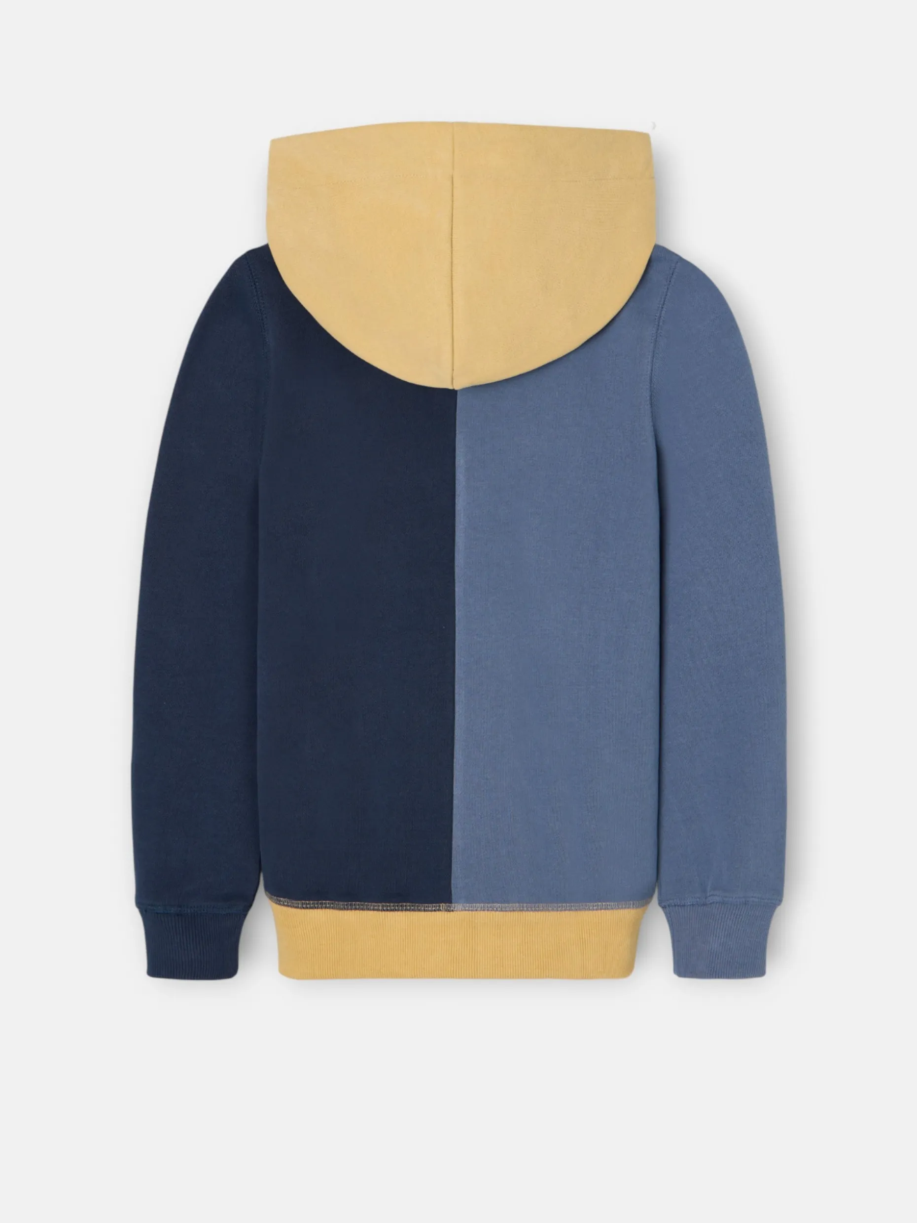 Sudadera kids hoodie multicolor azul mostaza