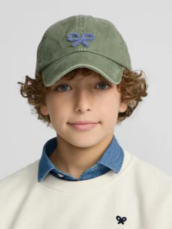 Sudadera kids minilogo crema