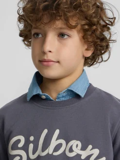 Sudadera kids raqueta junior azul indigo