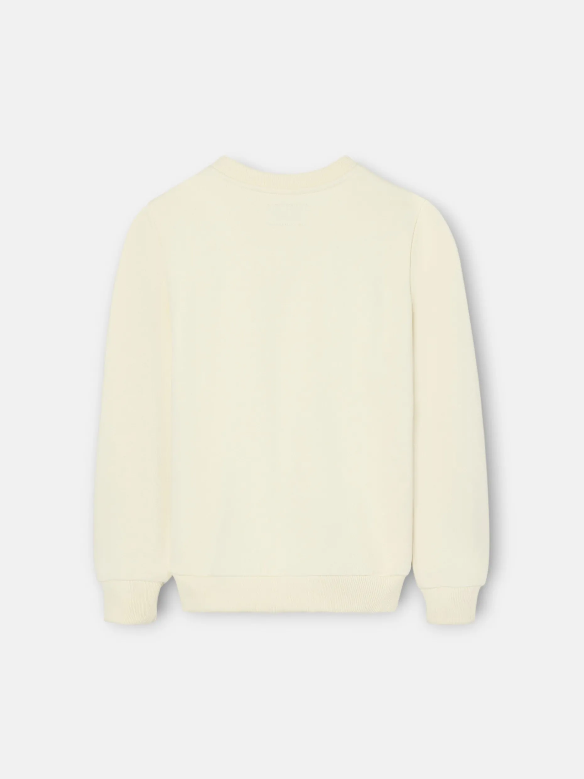 Sudadera kids raqueta junior crema