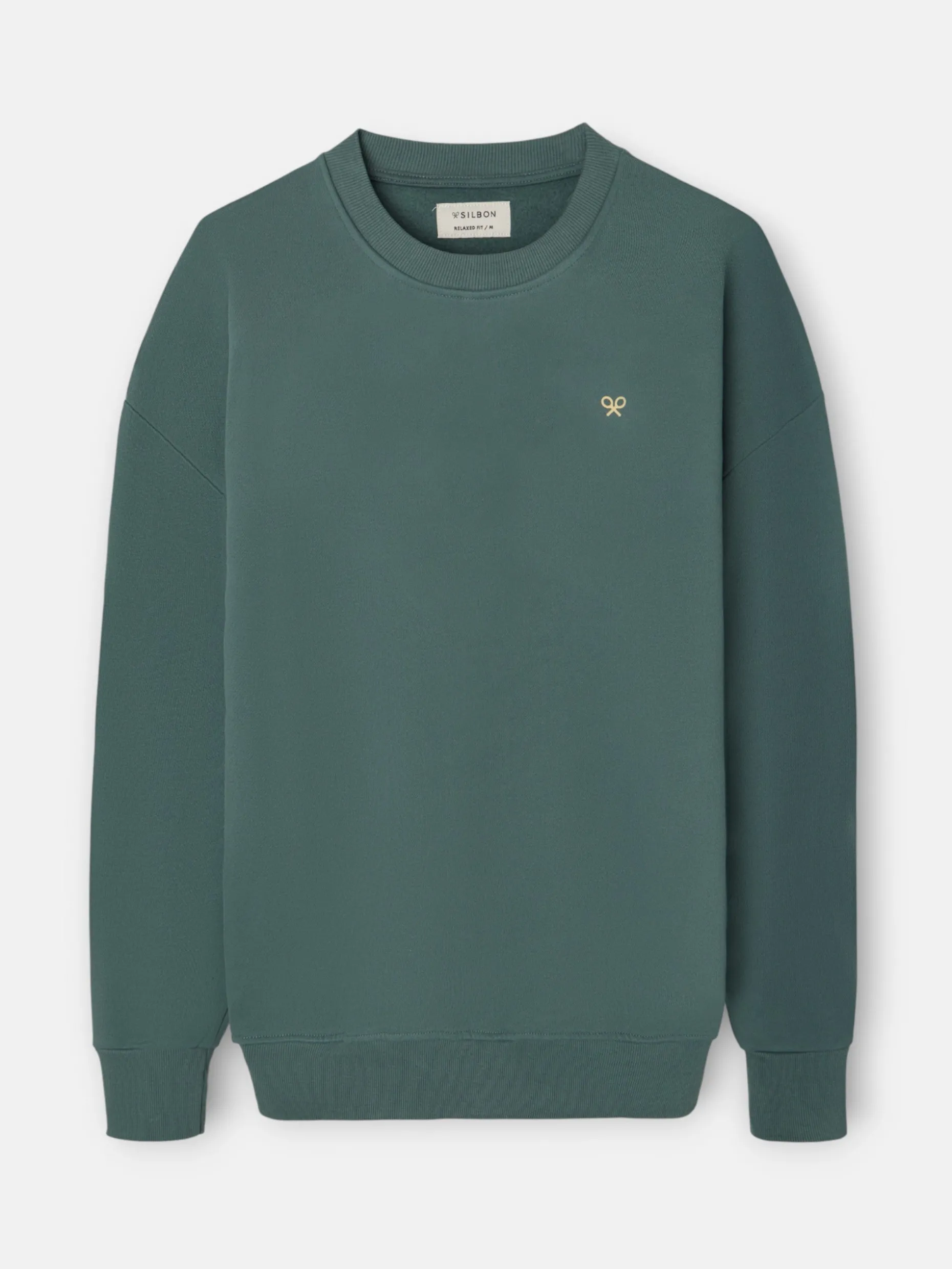 Sudadera relaxed fit culture verde