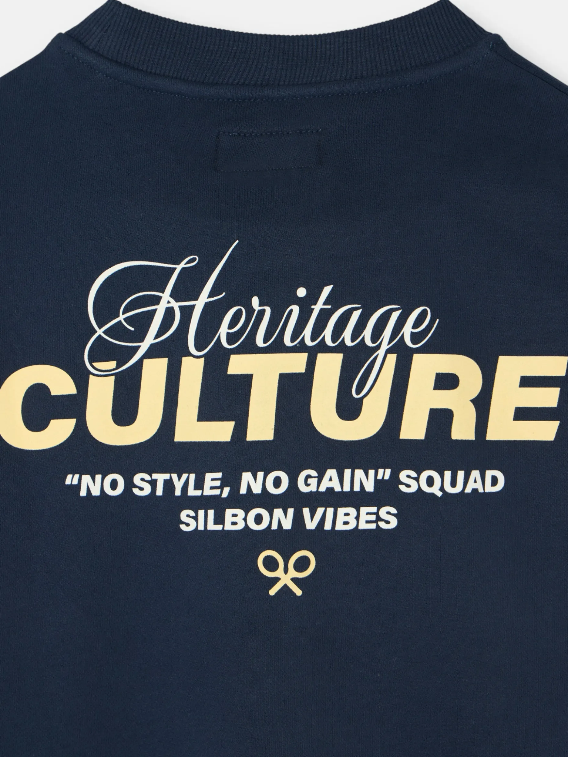 Sudadera relaxed fit culture azul marino