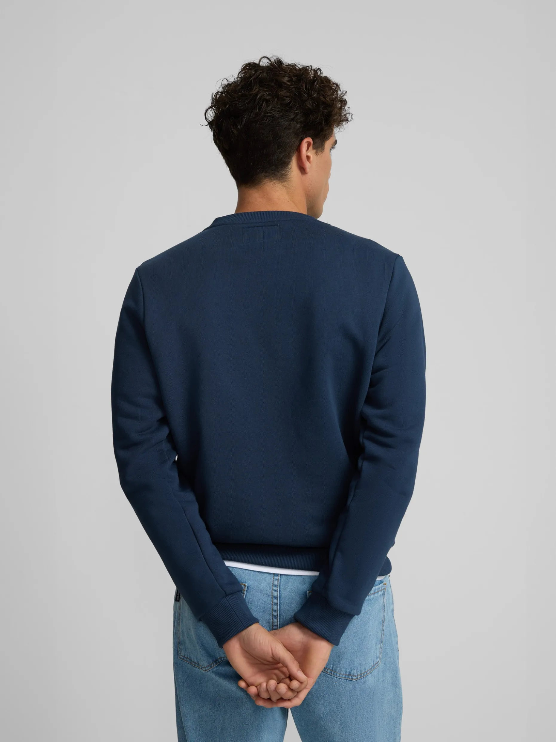 Sudadera silbon raqueta media azul marino