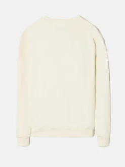 Sudadera silbon raqueta media crema