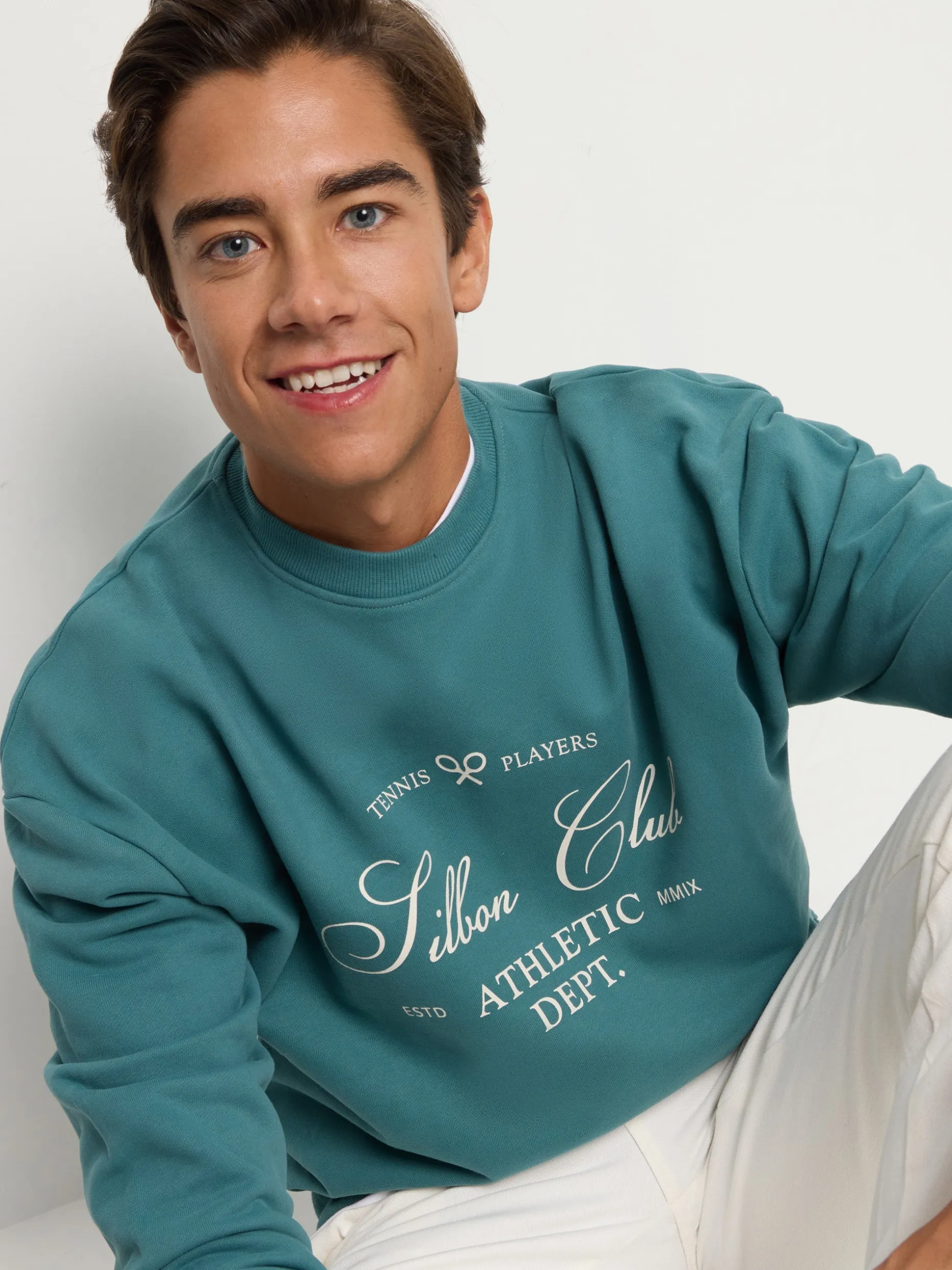 Sudadera special fit silbon club petroleo