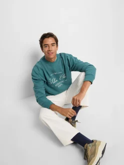 Sudadera special fit silbon club petroleo