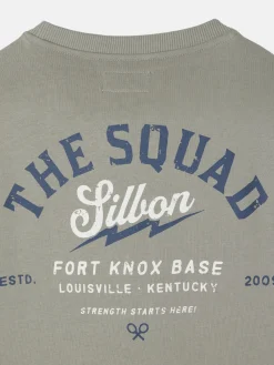 Sudadera the silbon squad khaki