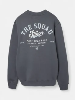 Sudadera the silbon squad gris