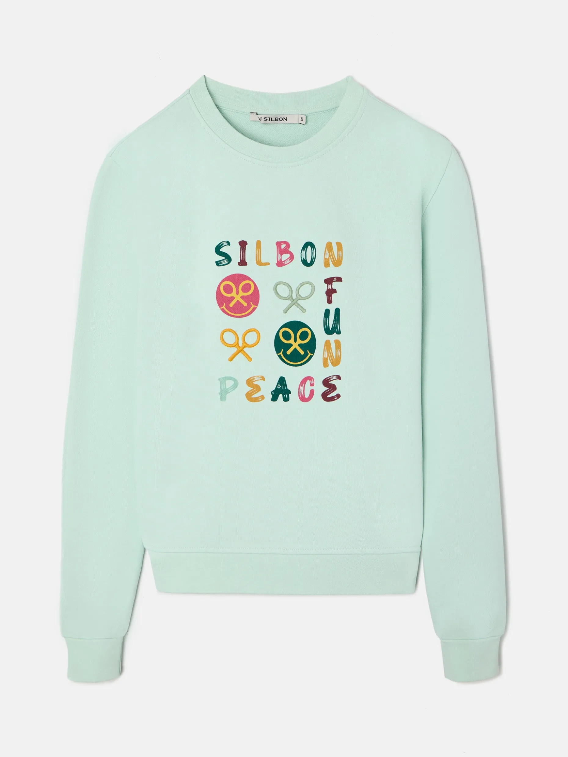 Sudadera woman fun and peace verde