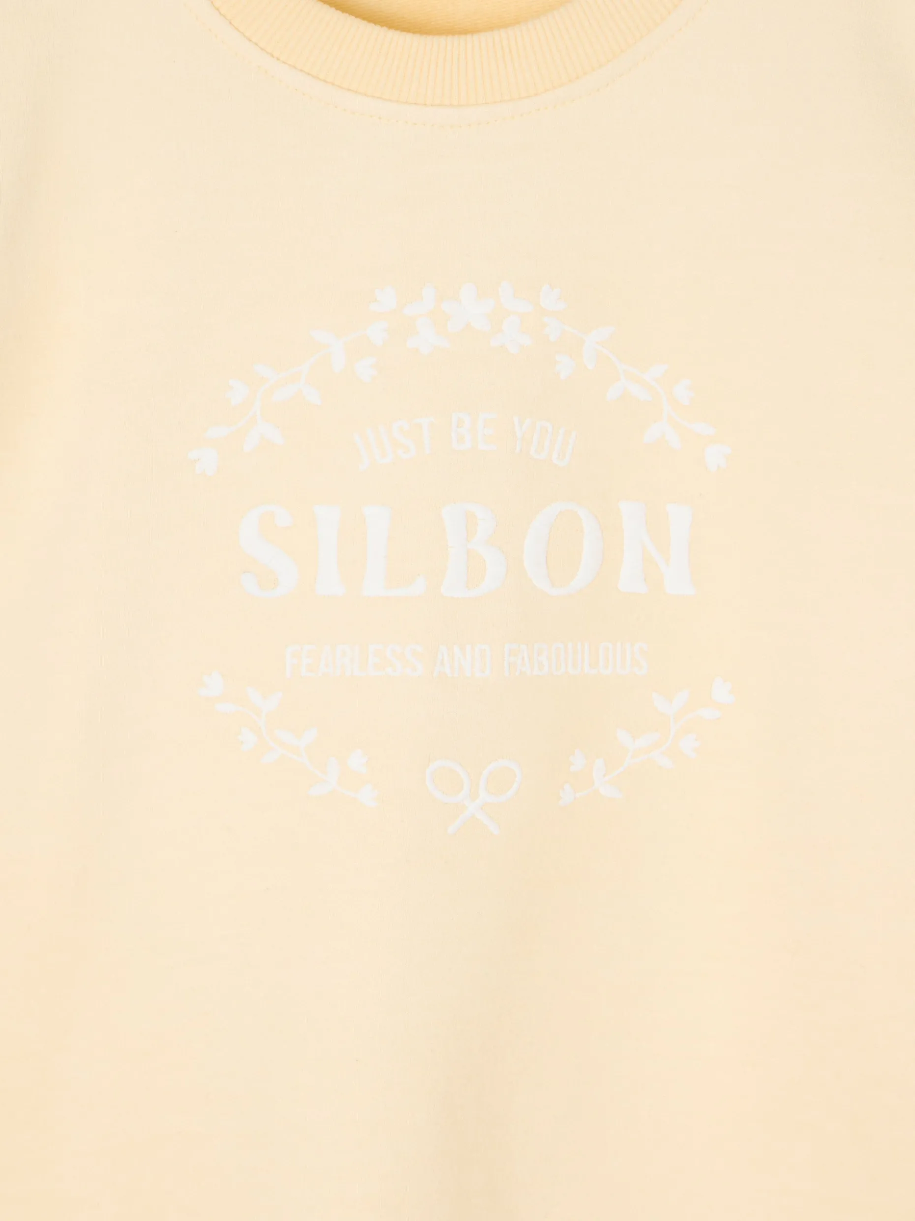 Sudadera woman silbon be you amarilla