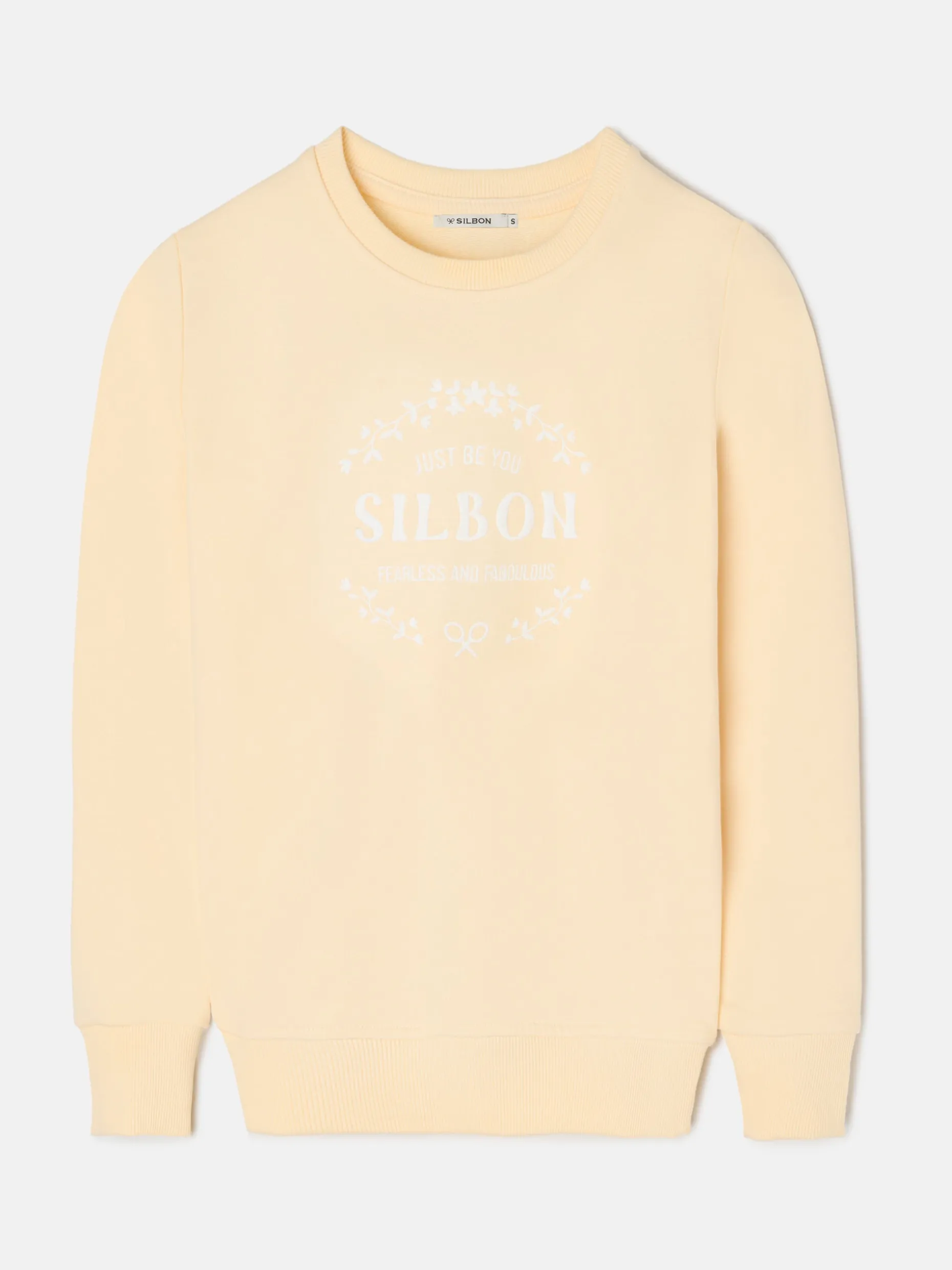 Sudadera woman silbon be you amarilla
