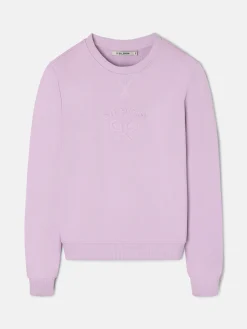 Sudadera woman silbon clasico malva