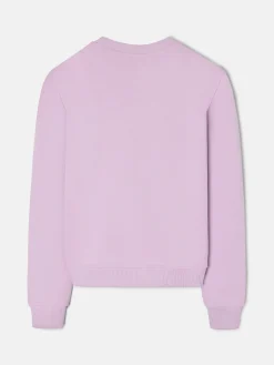 Sudadera woman silbon clasico malva