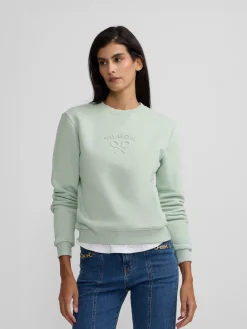 Sudadera woman silbon clasico verde