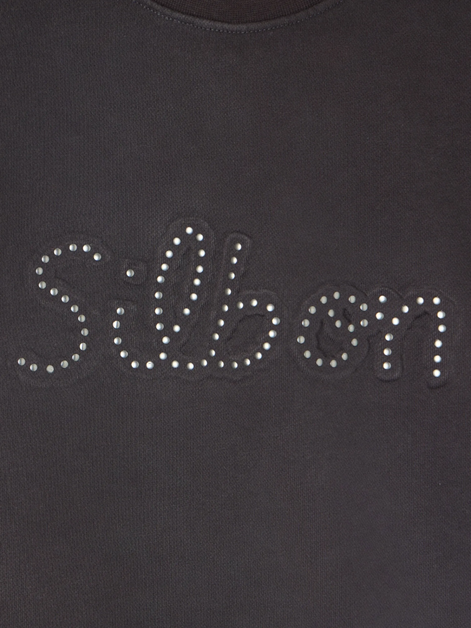 Sudadera woman silbon tachas negra