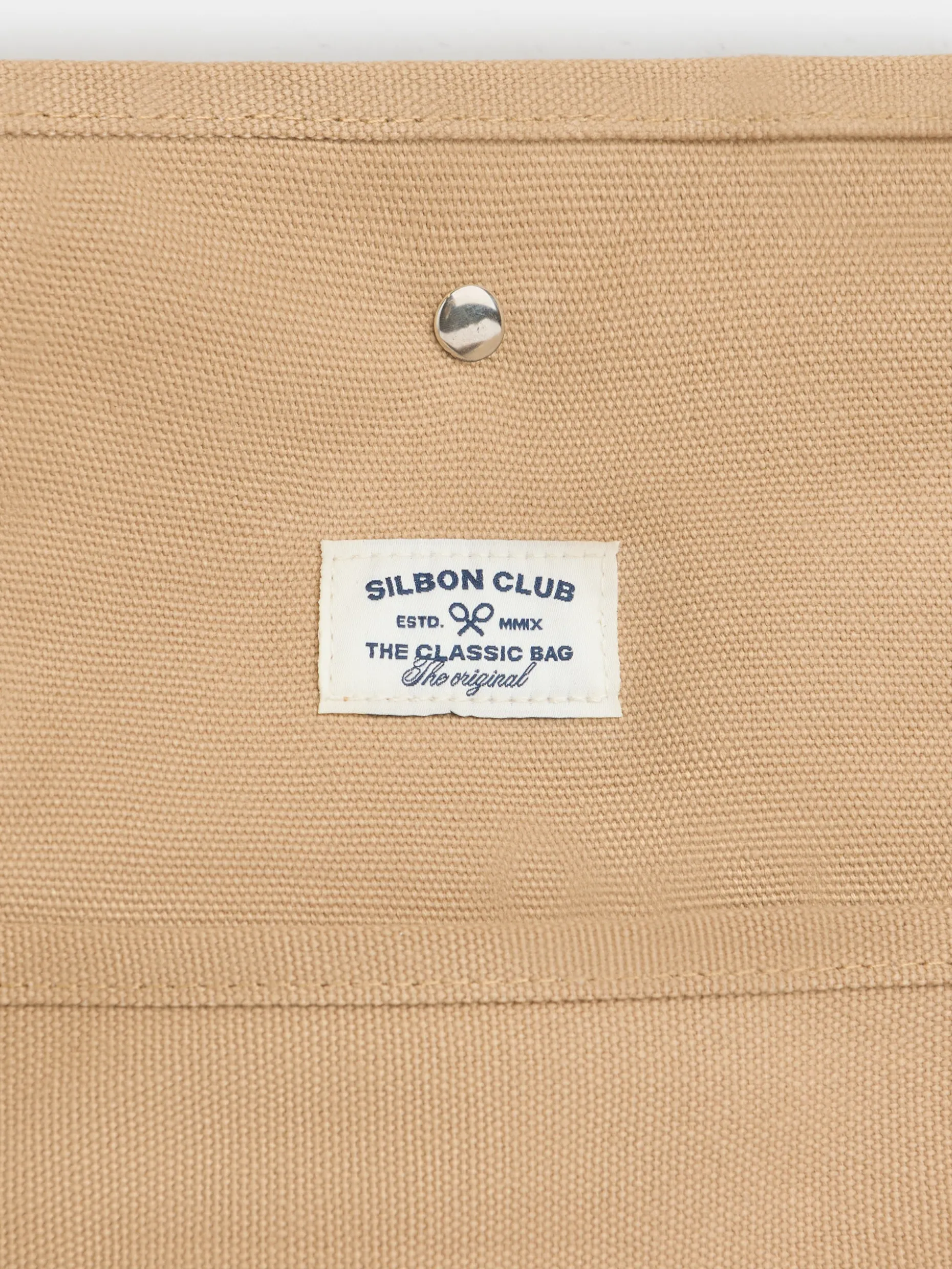 Tote bag classic bicolor camel