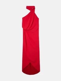 Vestido CaprileXSilbon halter rojo