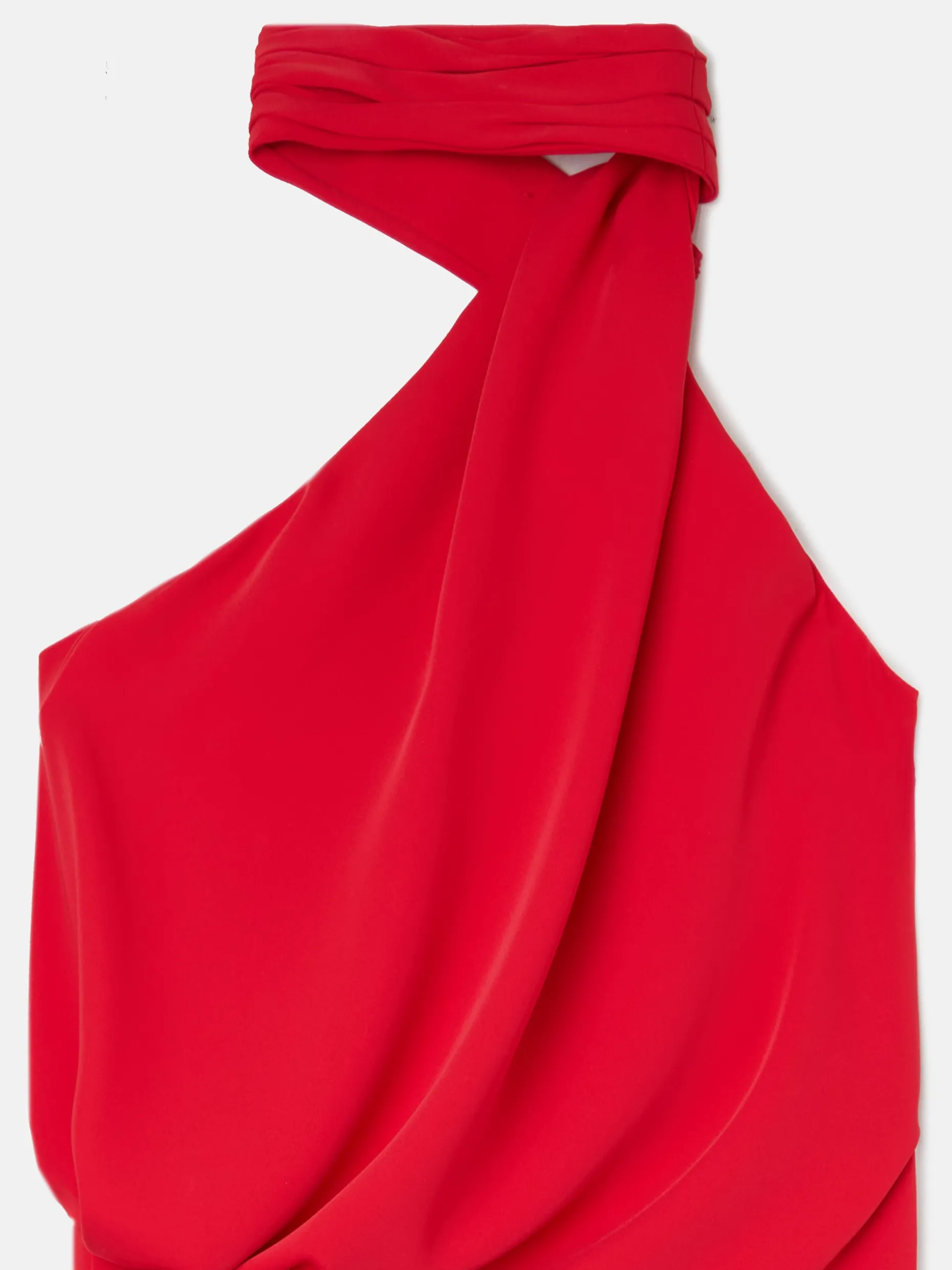 Vestido CaprileXSilbon halter rojo