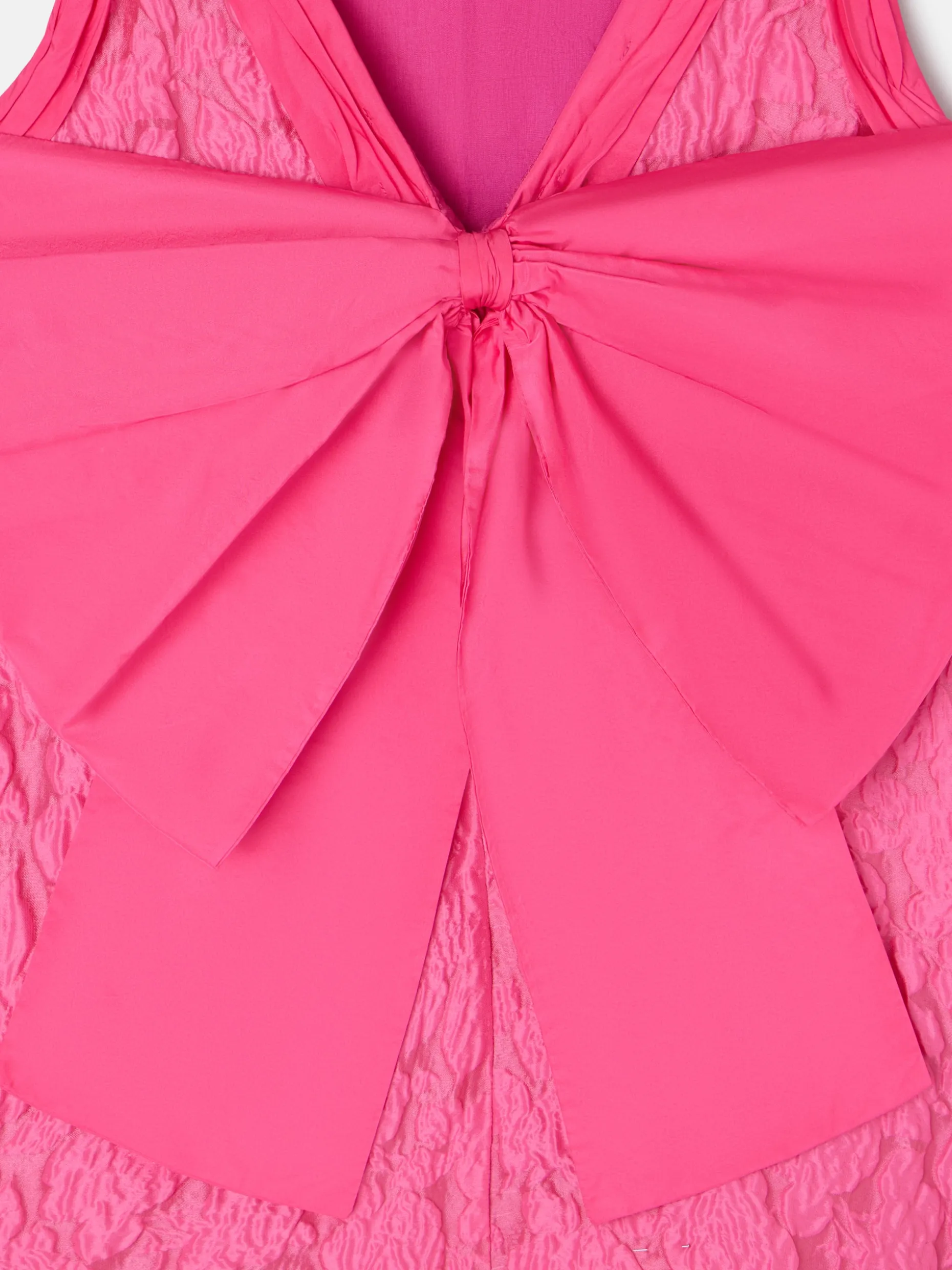 Vestido CaprileXSilbon lazo rosa