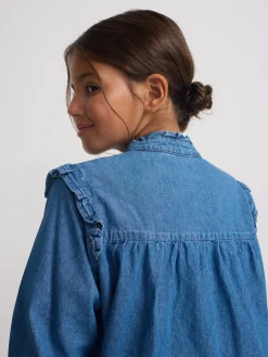 Vestido girl botones denim