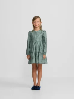 Vestido girl estampado verde