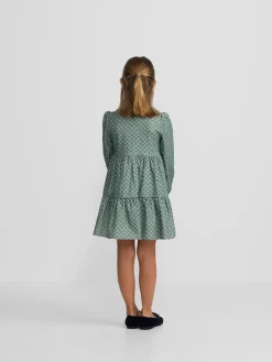 Vestido girl estampado verde