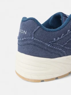 Zapatilla casual canvas azul