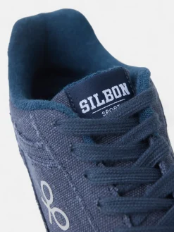 Zapatilla casual canvas azul