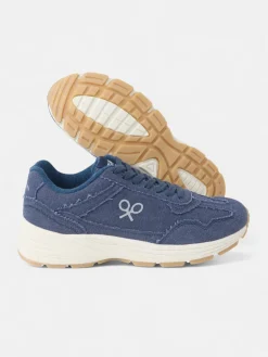 Zapatilla casual canvas azul