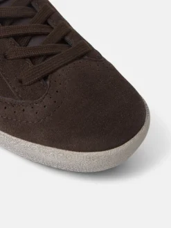 Zapatilla casual lisa marron