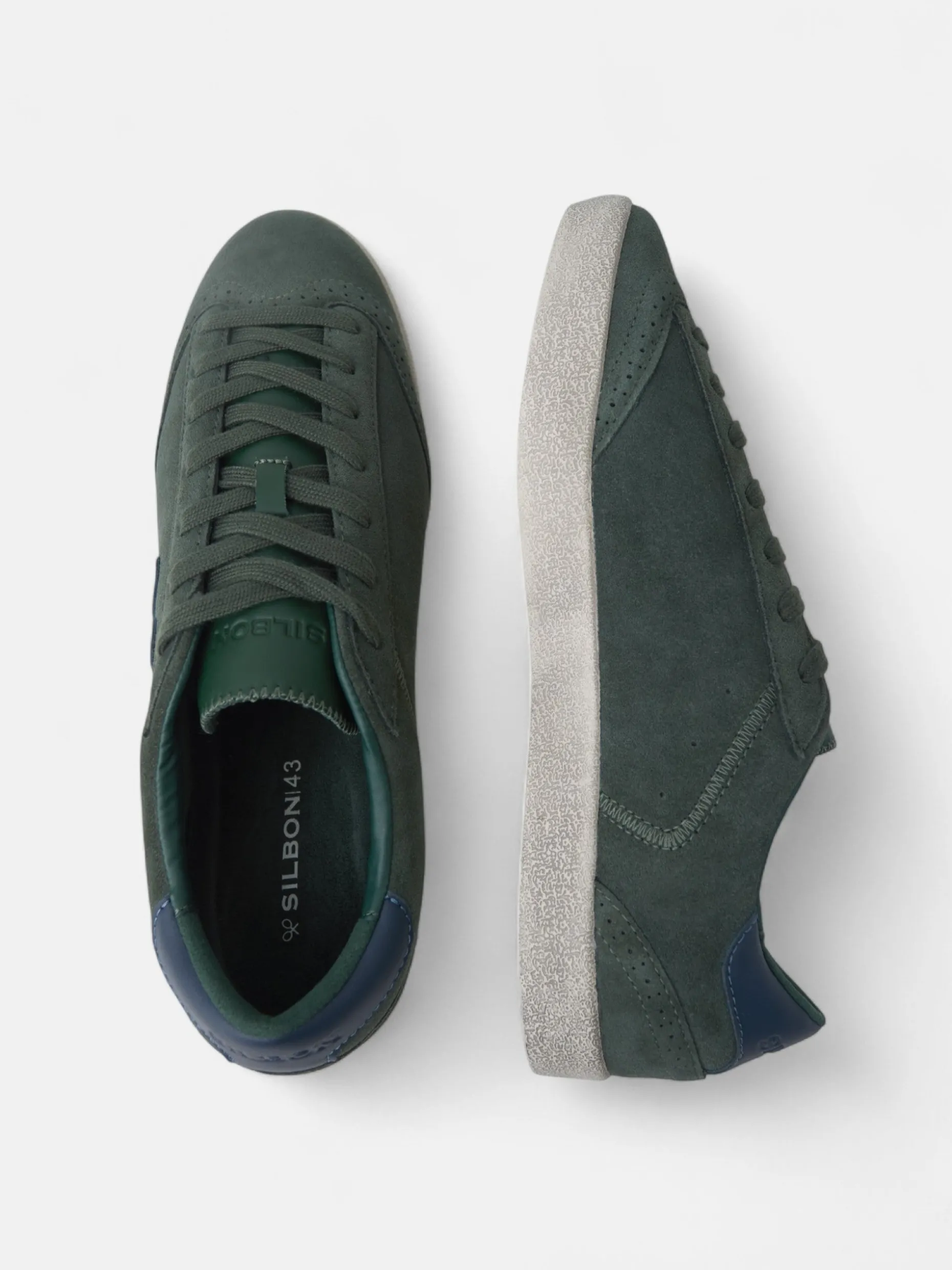 Zapatilla casual lisa verde