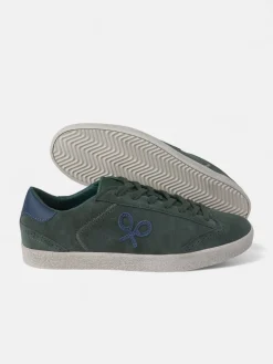 Zapatilla casual lisa verde