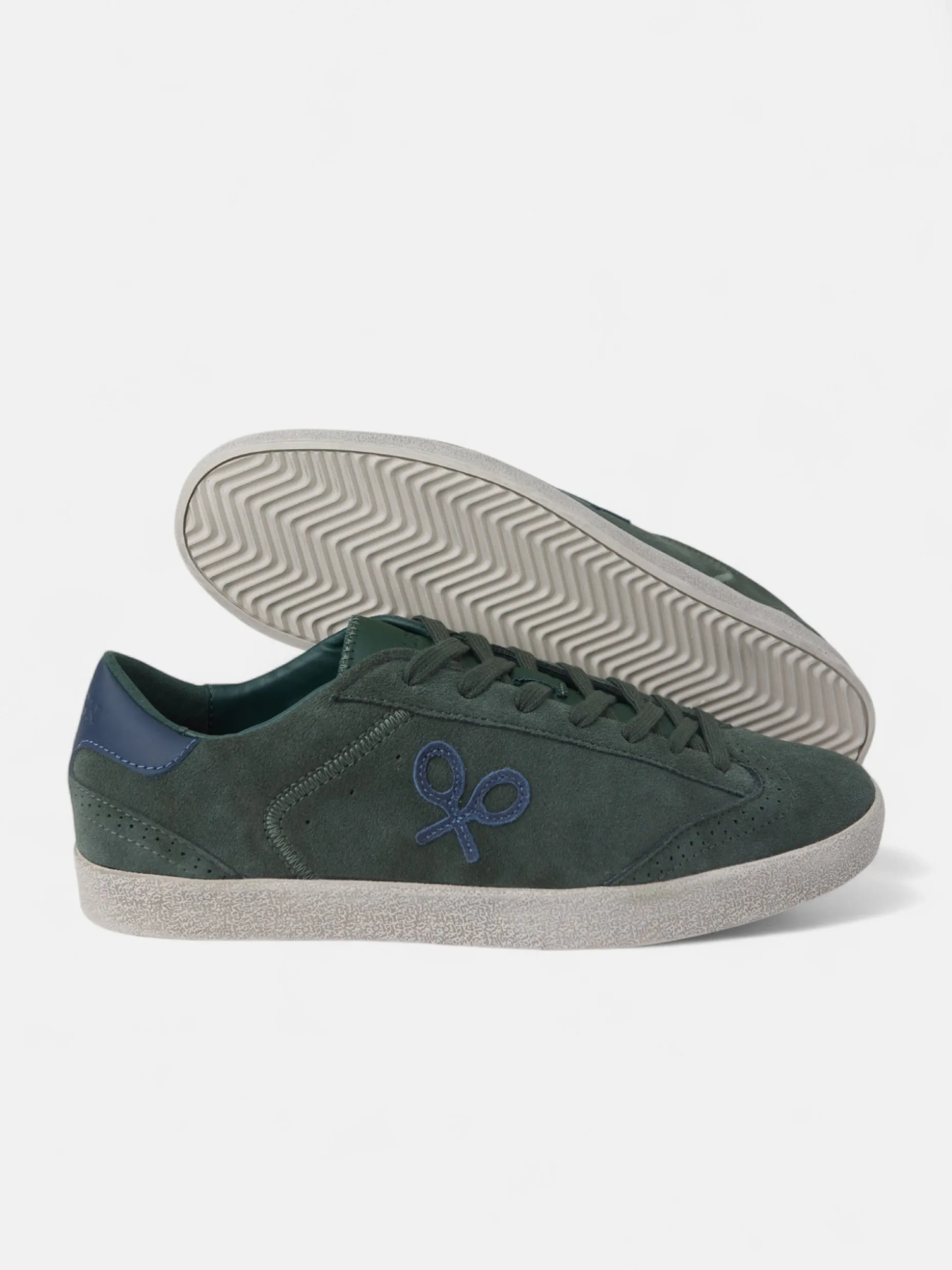Zapatilla casual lisa verde