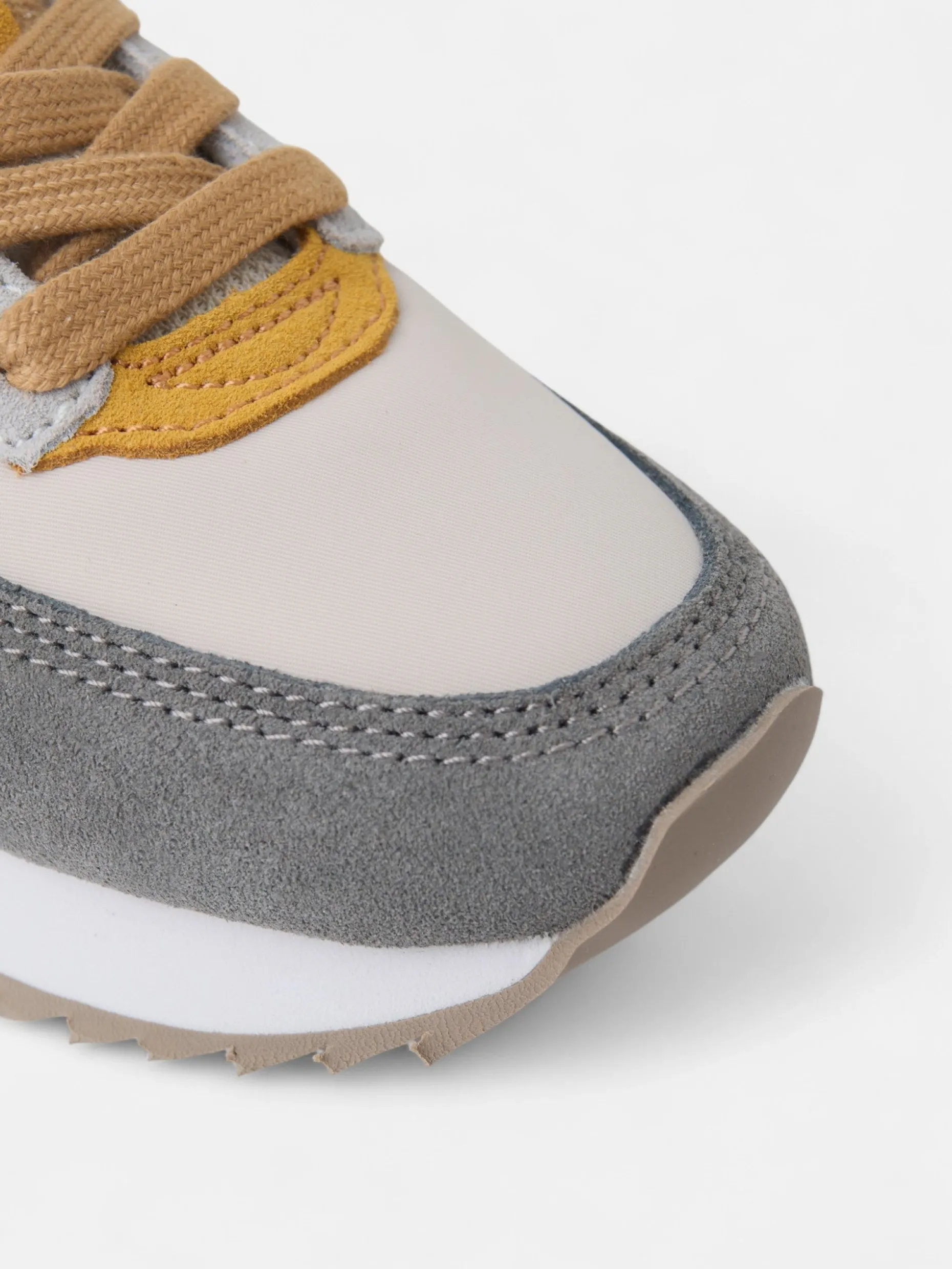 Zapatilla kids running multicolor gris