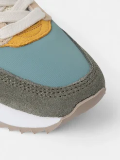 Zapatilla kids running multicolor verde
