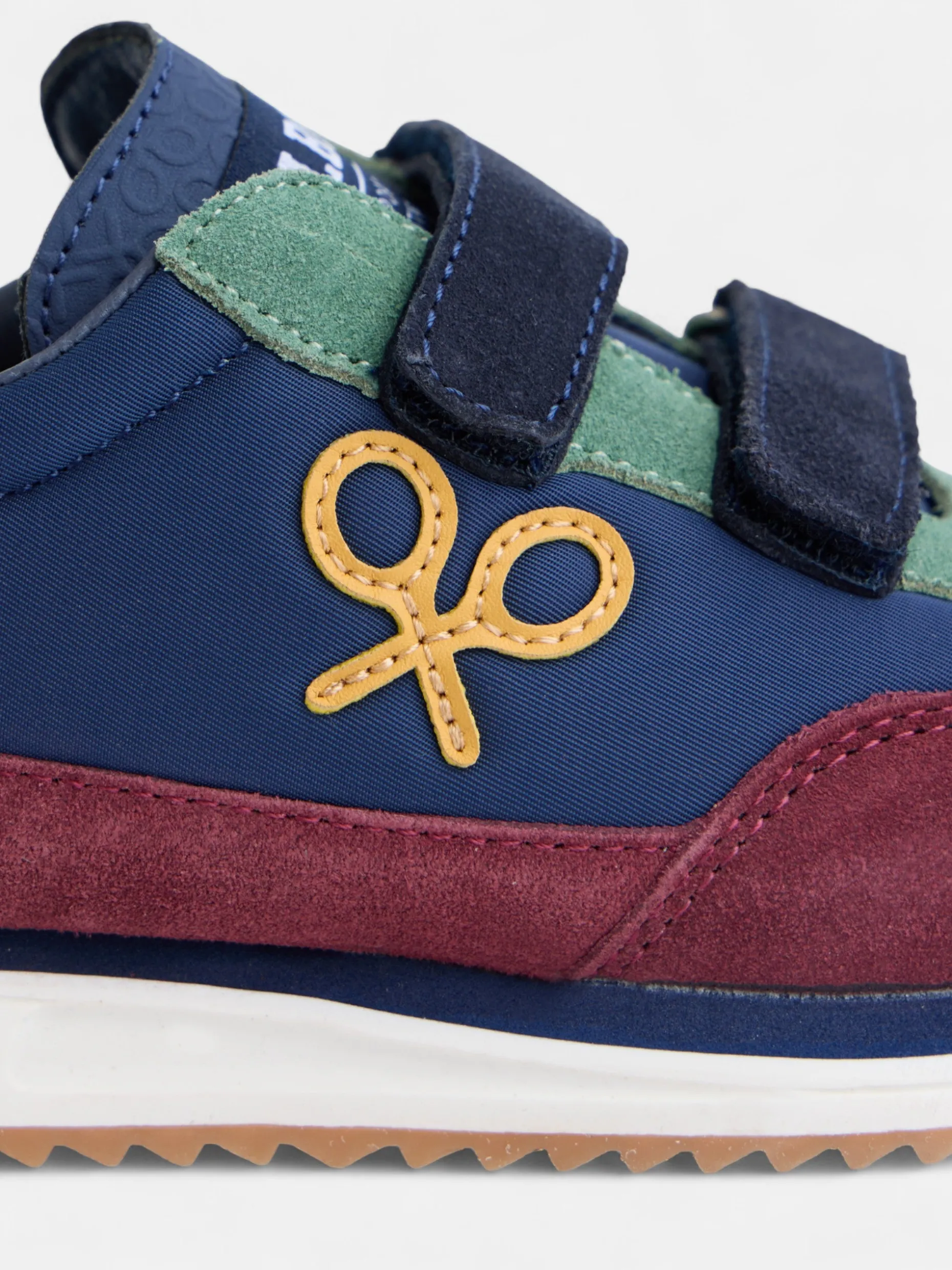 Zapatilla kids velcro multicolor azul