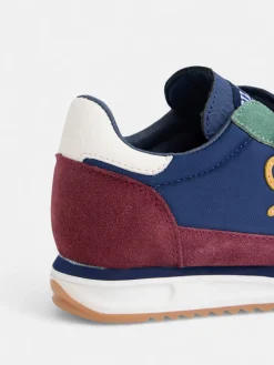Zapatilla kids velcro multicolor azul