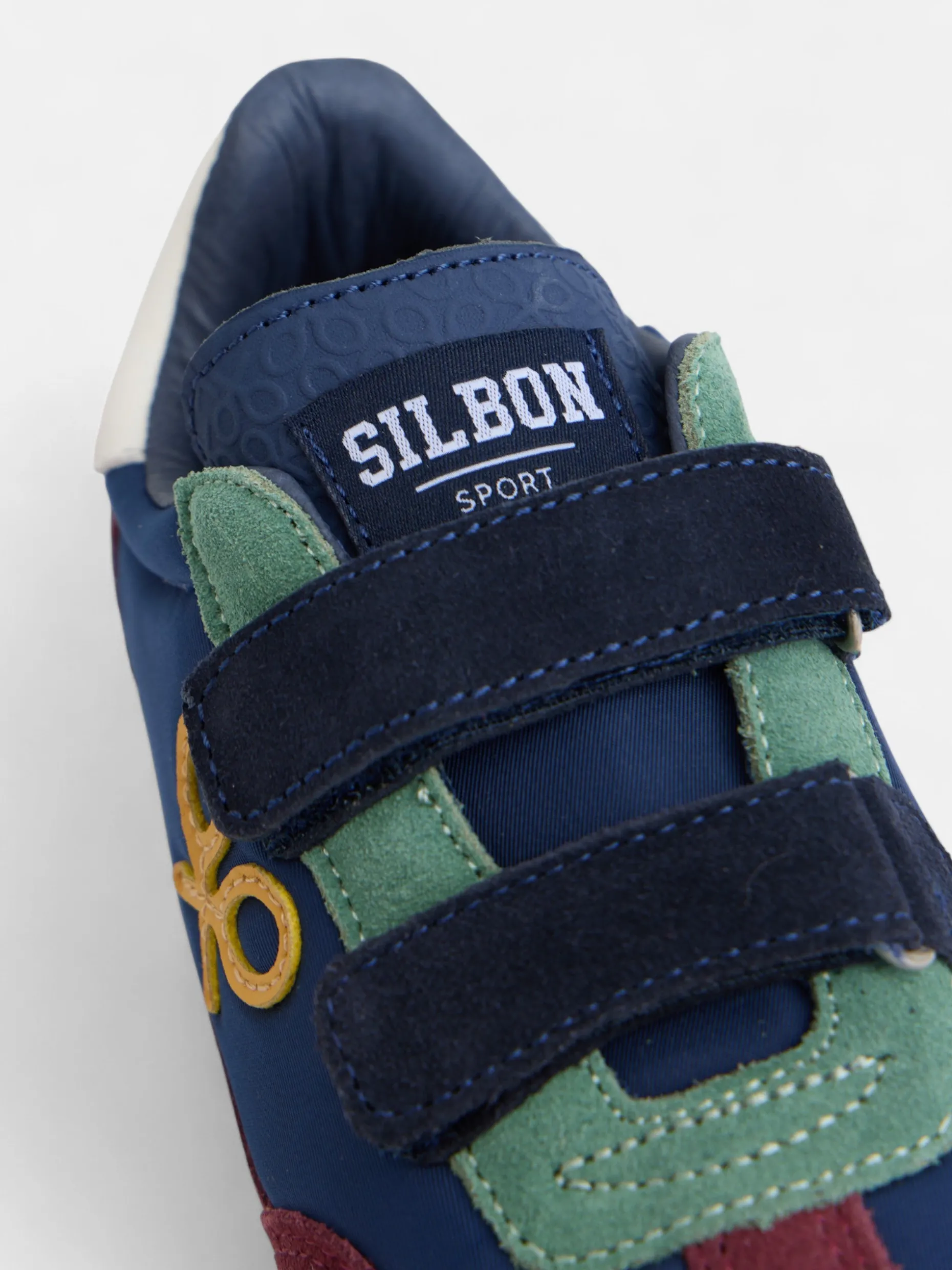 Zapatilla kids velcro multicolor azul
